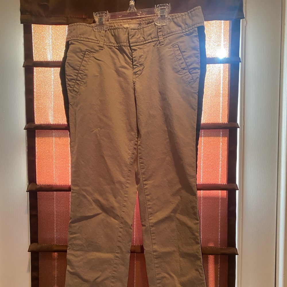 Old Navy khakis with sporty side stripe, size 2